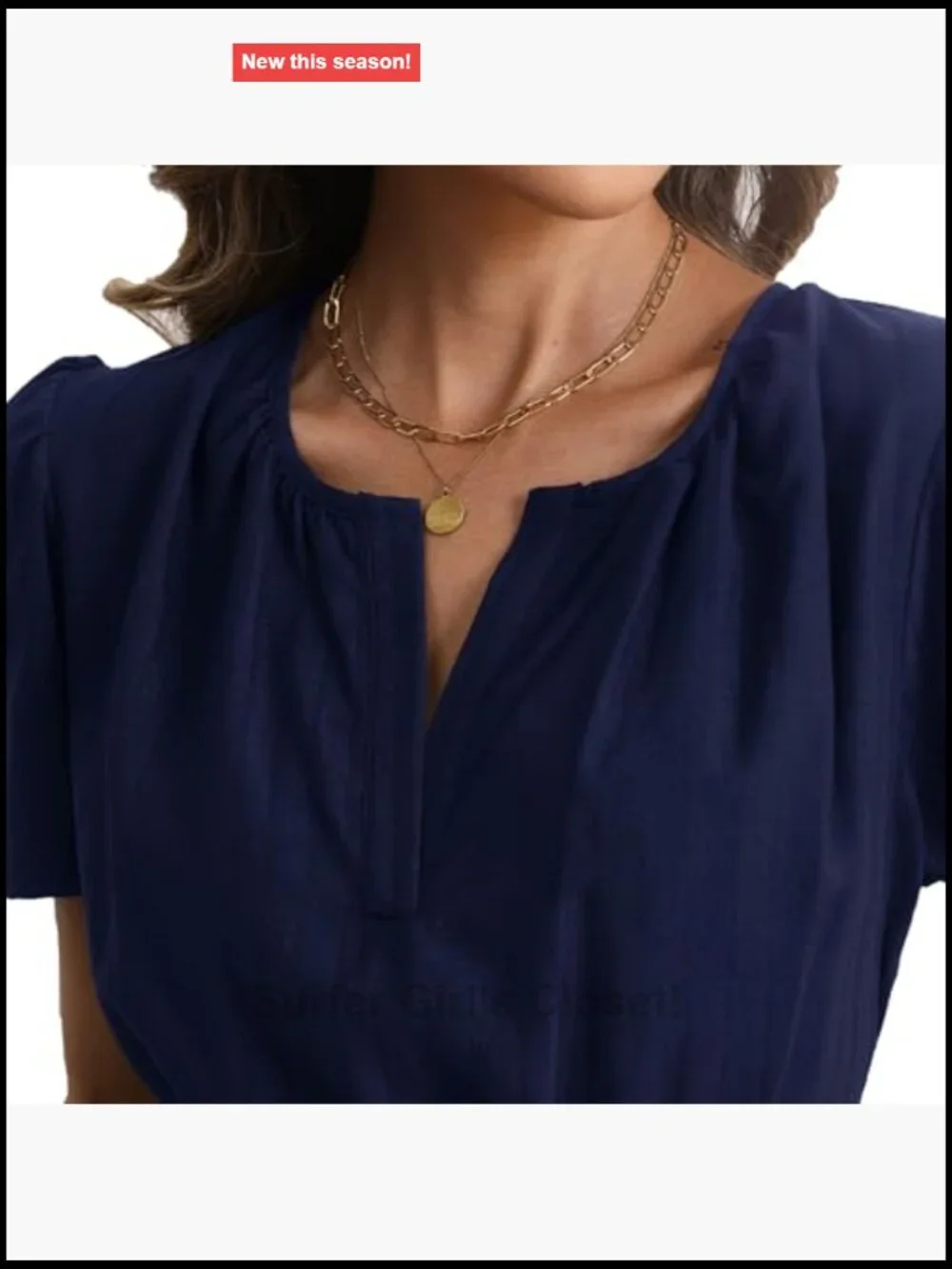 Casual Maxi Dress with Pockets Short Sleeve V-Neck Fit & Flare - Picture 5 of 7